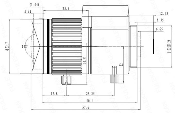 5.0 Megapixel Auto iris HD CCTV camera lens 2.8-12mm/varifocal IR HD security camera lens/manual zoom & focus CS F1.6