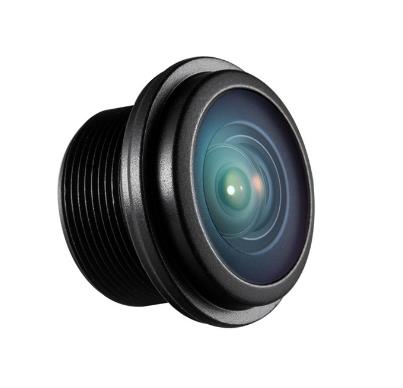 Vehicle mount lens, 1/3 size,  HFOV: 190 Deg, TTL 12.90mm, MR-H01224KCZ-9081 car camera lens